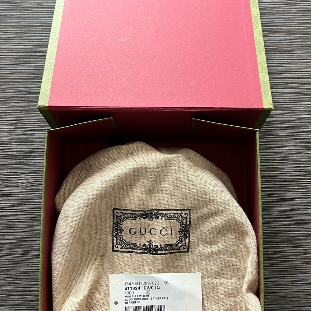 Gucci Signature Leather Belt - Picture 4 of 7